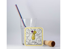 Stickdatei ITH - Untersetzer Pina Colada